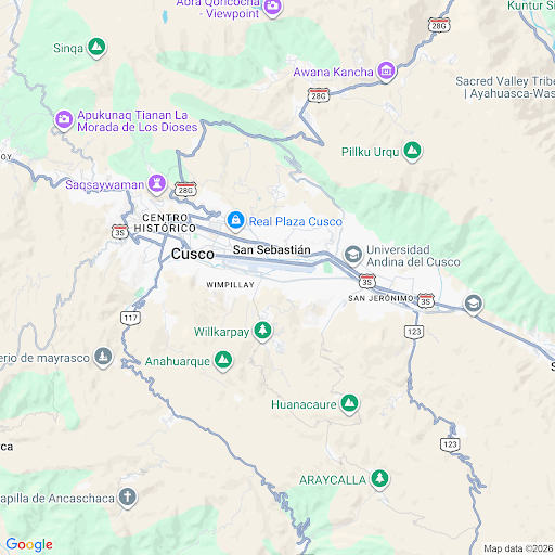Mapa de Marcavalle D-10, Cusco