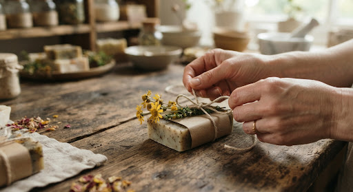 Recuerdos aromáticos y jabones para bodas en Valle Sagrado